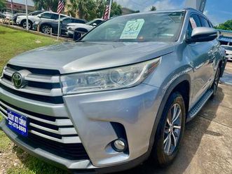 2018 toyota highlander xle . . . $3000 down . .