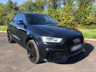 audi rs q3 2.5 tfsi quattro s-tronic 310 ch – faible kilométrage – entretien à jour – pack full black et pack carbone