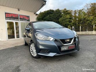 nissan micra (5) ig-t 100 ch / essence / edition bus / 1èr main /16700 km / camera / car-play / led / bluetooth / 2020 / garantie 6 mois /