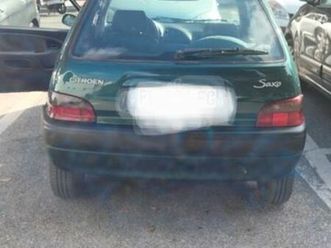 vente citroën saxo verte bouteille