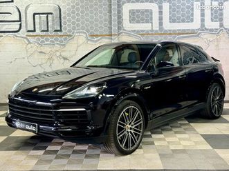 porsche cayenne coupé , 3.0 v6 462ch e-hybrid , français , led d'ambiance , échappement sport