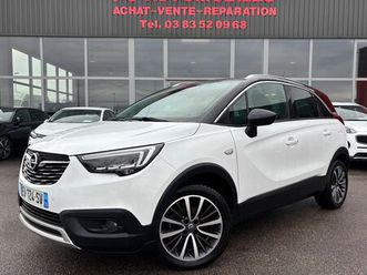 opel crossland x 1.2 turbo 130cv ultimate / caméra / affichage tête haute / toit panoramique / gps / 2018 / 97 811 kms /