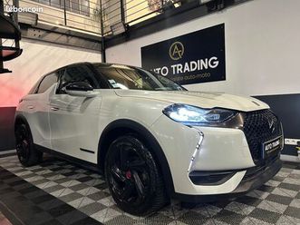 ds ds3 crossback puretech 130 eat8 performance line, blanc nacré, 2019, carplay, 59000 kms, cuir