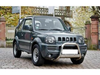 suzuki jimny cabriolet 1.3 86ch rock am ring - historique d'entretien - 4wd - sièges chauffant - clim - 115000km