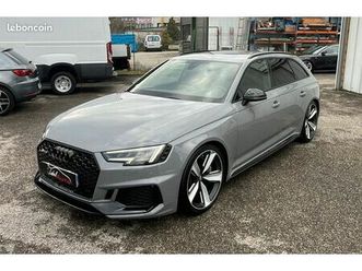 audi rs4 v avant v6 2.9 tfsi 450 quattro / 2nd main / carbone ceramique / chassis sport / echappement rs / ja 20