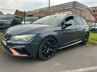 seat leon cupra r st 2.0 300 cv carplay / clim / reg /tel / jante alu / feux auto / camera / radar