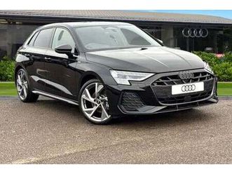 2025 audi a3 1.5 tfsi 150 black edition 5dr hatchback manual