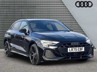 audi a3 sportback tfsi e black edition 204 ps e s tronic