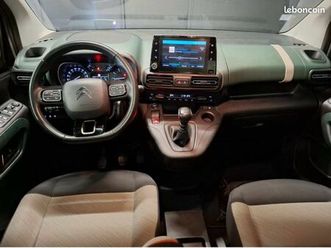 citroën berlingo taille m bluehdi 130 ss bvm6 shine finition xtr ludospace, beige, 7 cv, 5 portes, première mise en circulation le 10/09/2018