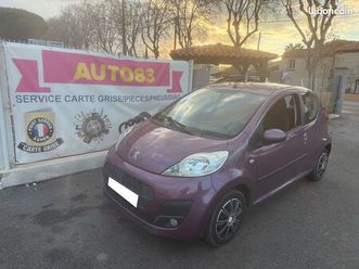 faible kms peugeot 107 1.0 70 cv active clim