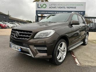 mercedes classe m ml 350 i 305 cv v6 bva 7g-tronic plus feux led / camera / toit pano