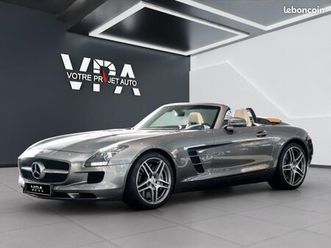mercedes sls amg roadster • v8 6.2 571ch carbone bang & olufsen sièges mémoire airscarf camér...