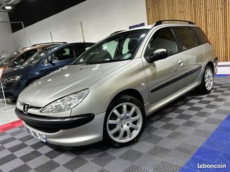 peugeot 206 sw 1.4e 16v 90cv pack xs cuir/jantes/clim + grand entretien