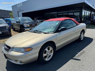 chrysler sebring jxi cabriolet