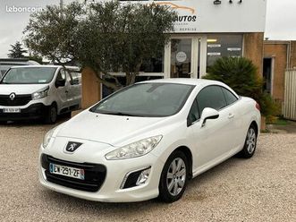 peugeot 308 cc 1.6 hdi 115 cabriolet pack sport 1ere main led/radar/regulateur
