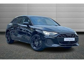 audi a3 sportback tfsi e black edition 204 ps e s tronic