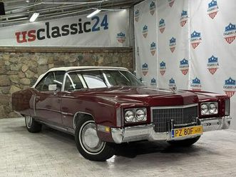 cadillac eldorado convertible 1971 – 8,2 v8 fwd cabrio red luxury sulechów