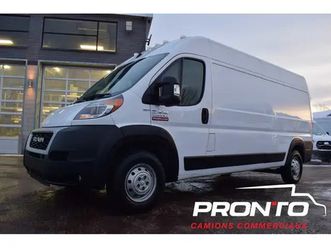2022 ram promaster cargo van 159wb high roof / 3 passagers / gar