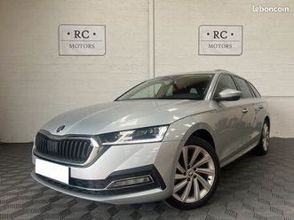 15 pleins offerts - skoda octavia combi 1.5 tsi 150 business *camera *regul adaptatif *sièges chauffants *hayon elec *carplay *led *carnet 100% skoda *garantie 