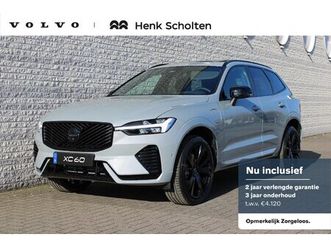 volvo xc60 - 2.0 t6 plug-in hybrid awd plus black edition | nappa leder open grid | panoramadak | visua