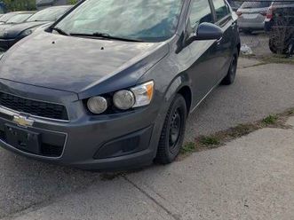 2013 chev. sonic ls. very low km's and certified.