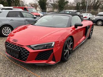 audi r8 spyder 70 fsi v10 performance quattro s-tronic audi garancia 2028/01!! sérülésmentes! áfás ár