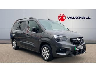 vauxhall combo life-e 100kw design xl 50kwh 5dr auto [7 seat]