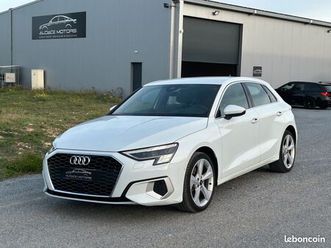 audi a3 sportback 35 tdi 150cv / finition : design luxe / virtual cockpit / carplay / caméra de recul & radars aide au stationnement av & ar / sièges full cuir 