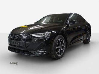 e-tron sportback 55 s line black edition