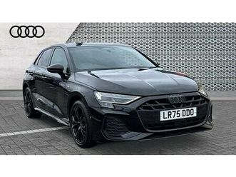 audi a3 sportback tfsi e black edition 204 ps e s tronic