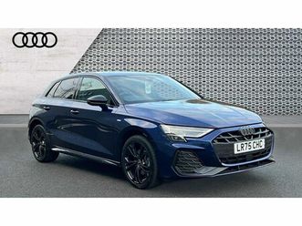 audi a3 sportback tfsi e black edition 40 e s tronic