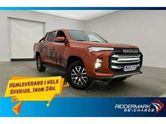 maxus t90 ev 88.5 kwh 180hk b-kamera skinn carplay moms