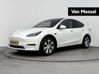tesla model y rwd 58 kwh 238pk | navigatie | lederen bekleding | 19'' wielen | panoramadak | afneembare trekhaak | all-season banden
