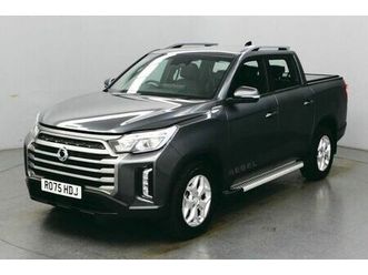 kgm / ssangyong musso 2.2d rebel 4wd 202 bhp double cab pickup euro 6 ulez free