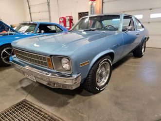 1977 chevrolet nova 2-dr post - factory a/c, 3-on-the-tree!