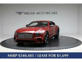 certified 2022 bentley continental gt v8