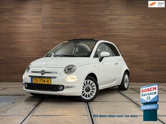 fiat 500c 0.9 twinair cabrio | cruise control | bluetooth | dealer onderhouden | parkeersensoren | climate control