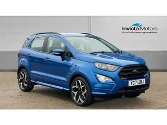 ford ecosport 1.0 ecoboost 140 st-line 5dr