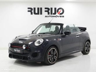 mini cabrio john cooper works plus auto desportiva