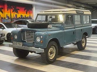 land rover series 3-2,3 d-4x4, nybesiktigad, svensk såld