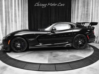 2017 dodge viper gtc aero wing time attack package ta 2.0 only 3k miles black