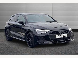 audi a3 1.5 tfsi e 204 black edition 5dr s tronic