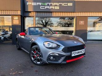 2018 abarth 124 spider 1.4 multiair convertible 2dr petrol auto euro 6 (170 ps)