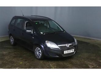 vauxhall zafira 1.6 16v exclusiv mpv 5dr petrol manual euro 5 (115 ps)