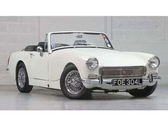 1972 mg midget blanc manuel, 4 vitesses conduite à droite...