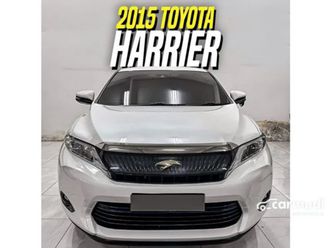 2015 toyota harrier 2.0 premium advanced suv package white on black putih harier