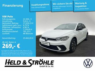 volkswagen polo goal 1.0l shz ganzjahresreifen anschlussgar