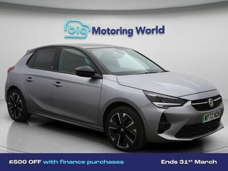 vauxhall corsa 50kwh gs hatchback 5dr electric auto (136 ps)