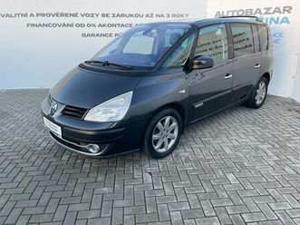 renault espace 2.0dci 96kw 7míst! tažné!