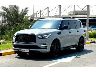 infiniti qx80 gcc 2019 nardo grey unique interior design by mbs